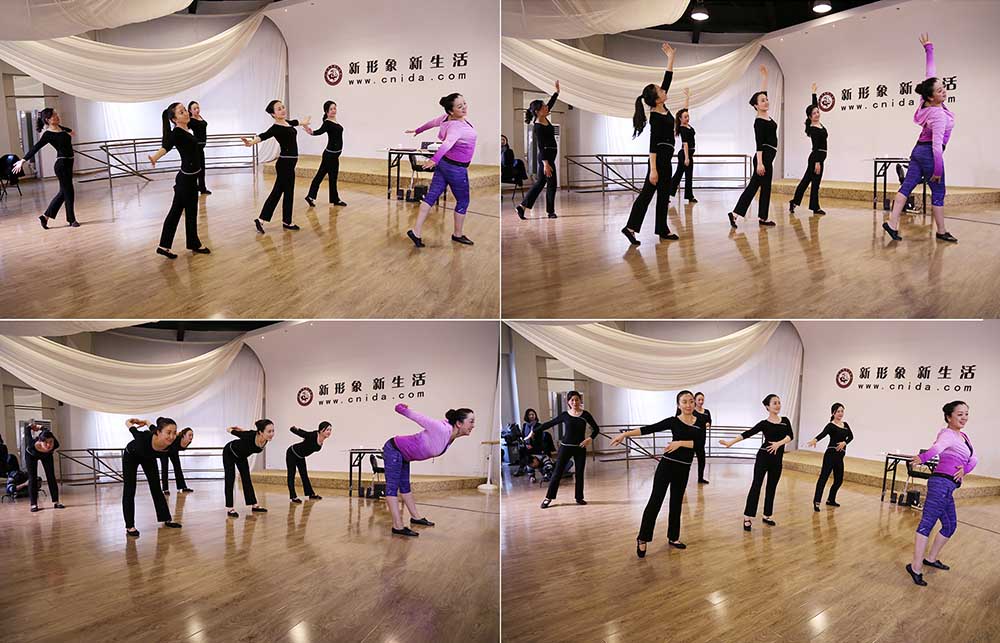徐玉波老师带领大家训练