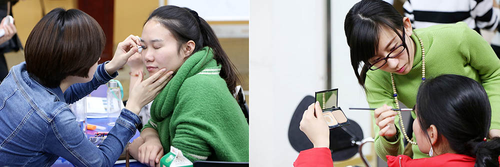 学员化妆练习