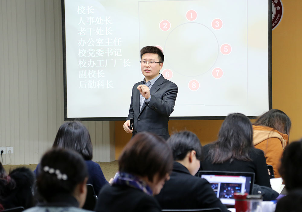 程从正老师讲解正规的座次礼仪