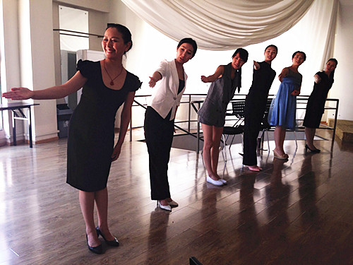 服务礼仪实训班课堂花絮