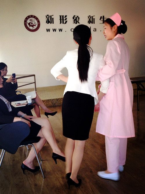 服务礼仪实训班课堂花絮