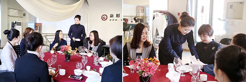 往届专业服务礼仪实训班课堂花絮