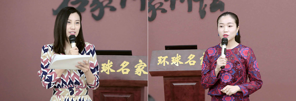 代表小组发言的同学