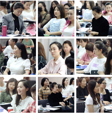 注册形象礼仪讲师班学员特写