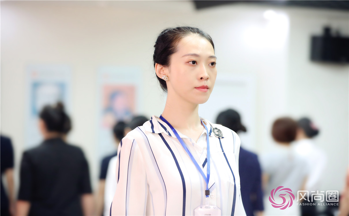 礼仪培训师课堂一角